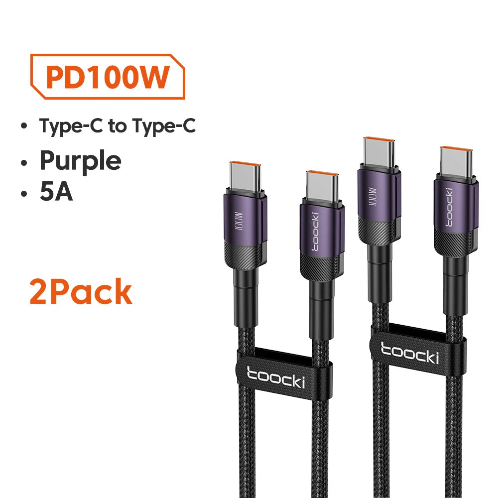 100W Type C to USB C Cable