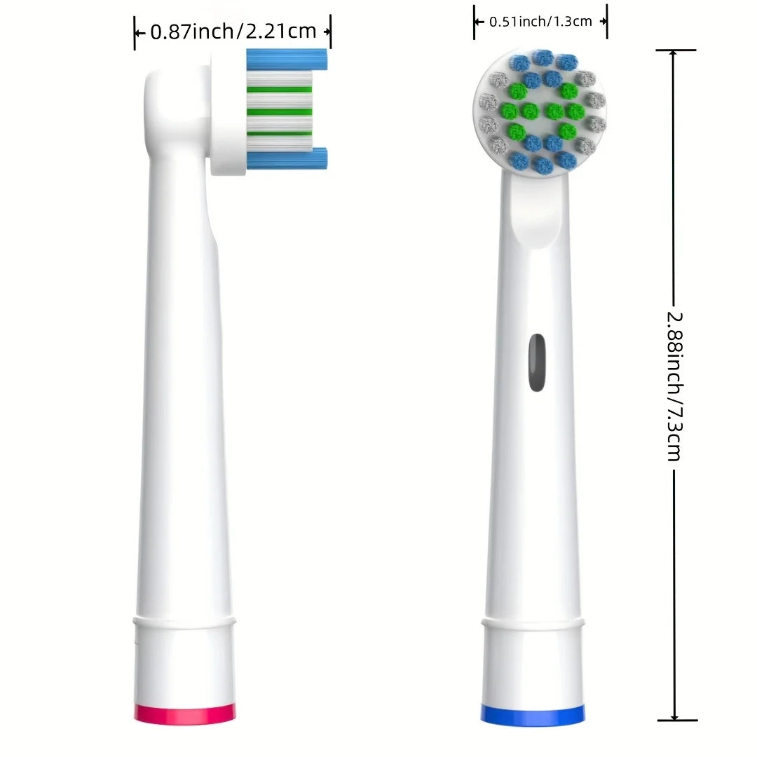 Replacement Toothbrush Heads Compatible with Oral-B