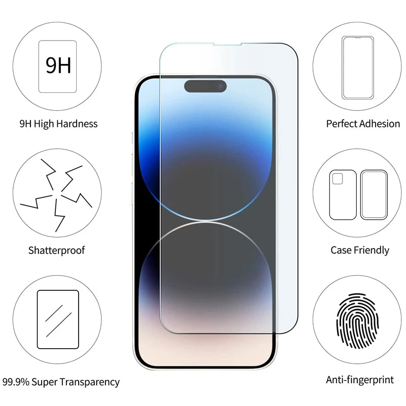 Glass Screen Protector Phone Case