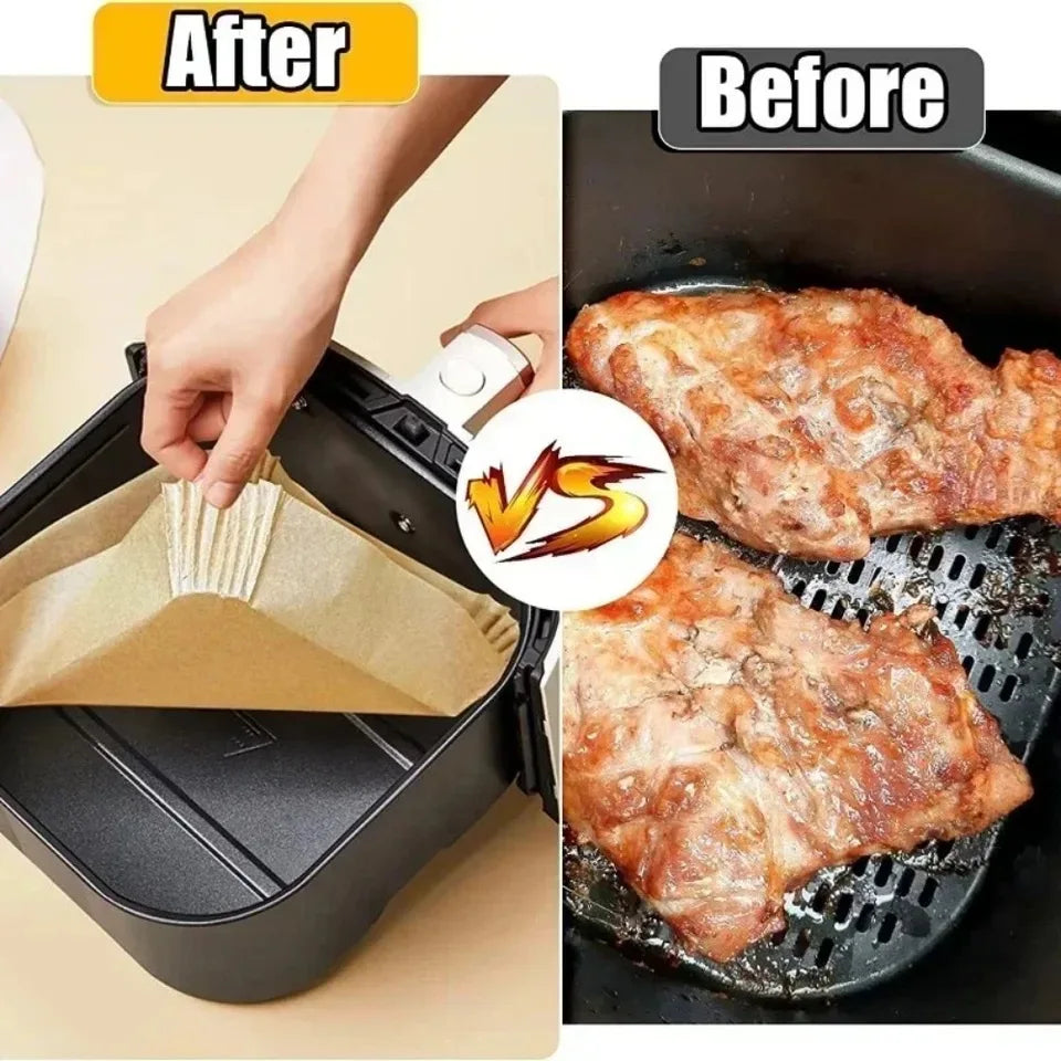 50pcs/set Air Fryer Disposable Paper