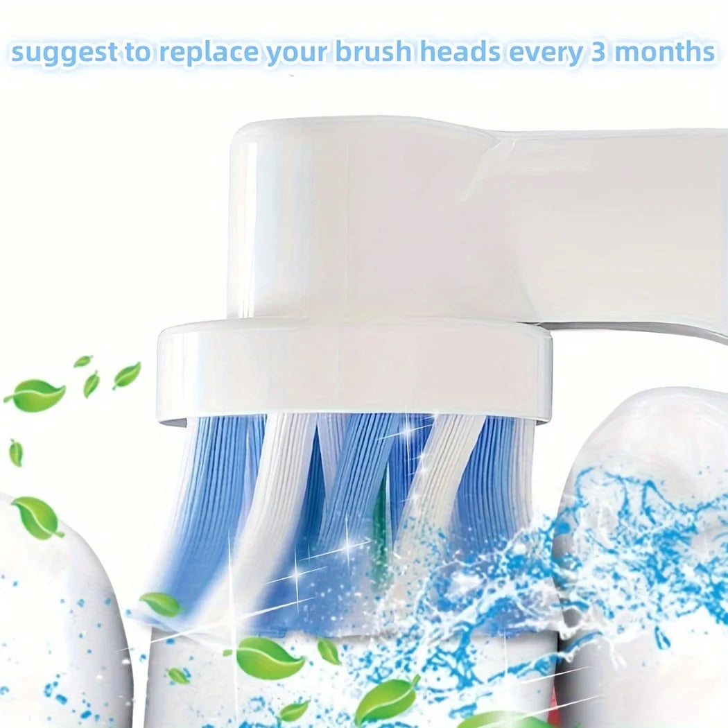 Replacement Toothbrush Heads Compatible with Oral-B