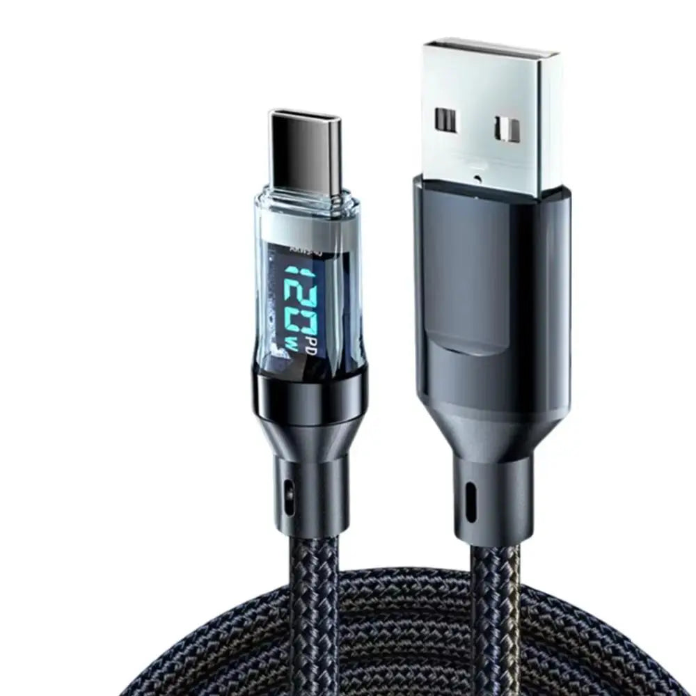 Super Fast Charging Cable with LED display
