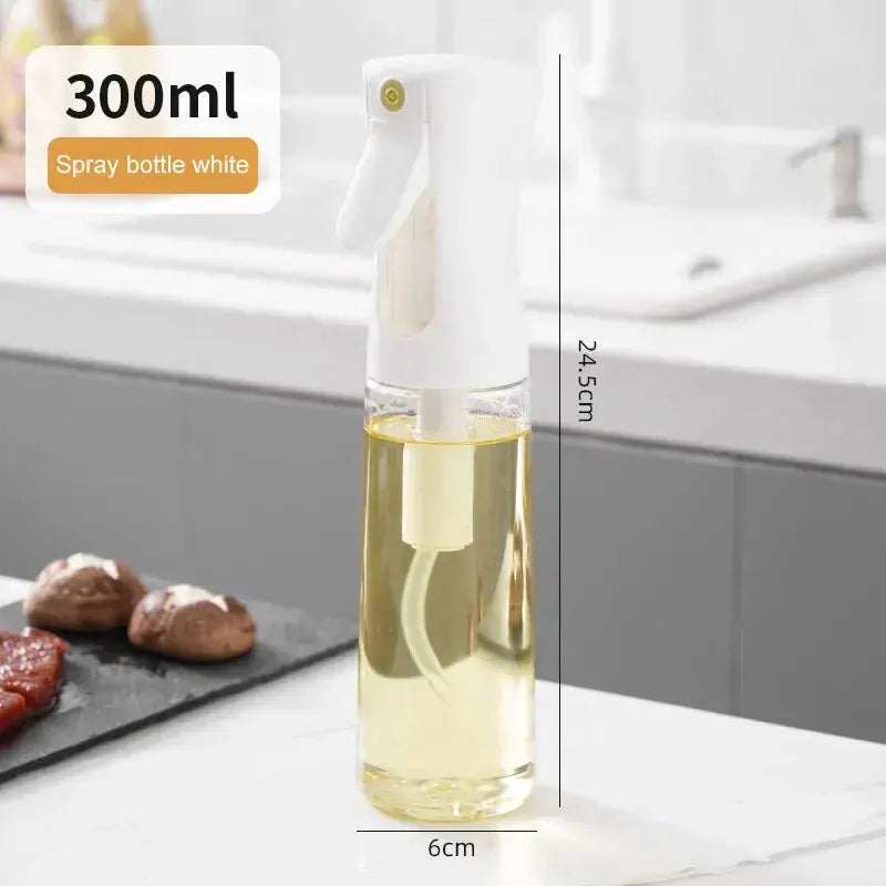 200/300/500ml Oil Spray Bottle BBQ Cooking Olive Oil Sprayer Plastic Baking Oil Spray Empty Bottle Vinegar Bottle Or  Oil brush