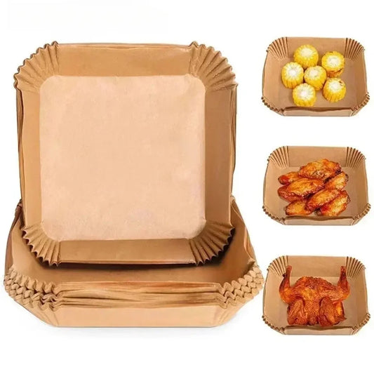 50pcs/set Air Fryer Disposable Paper