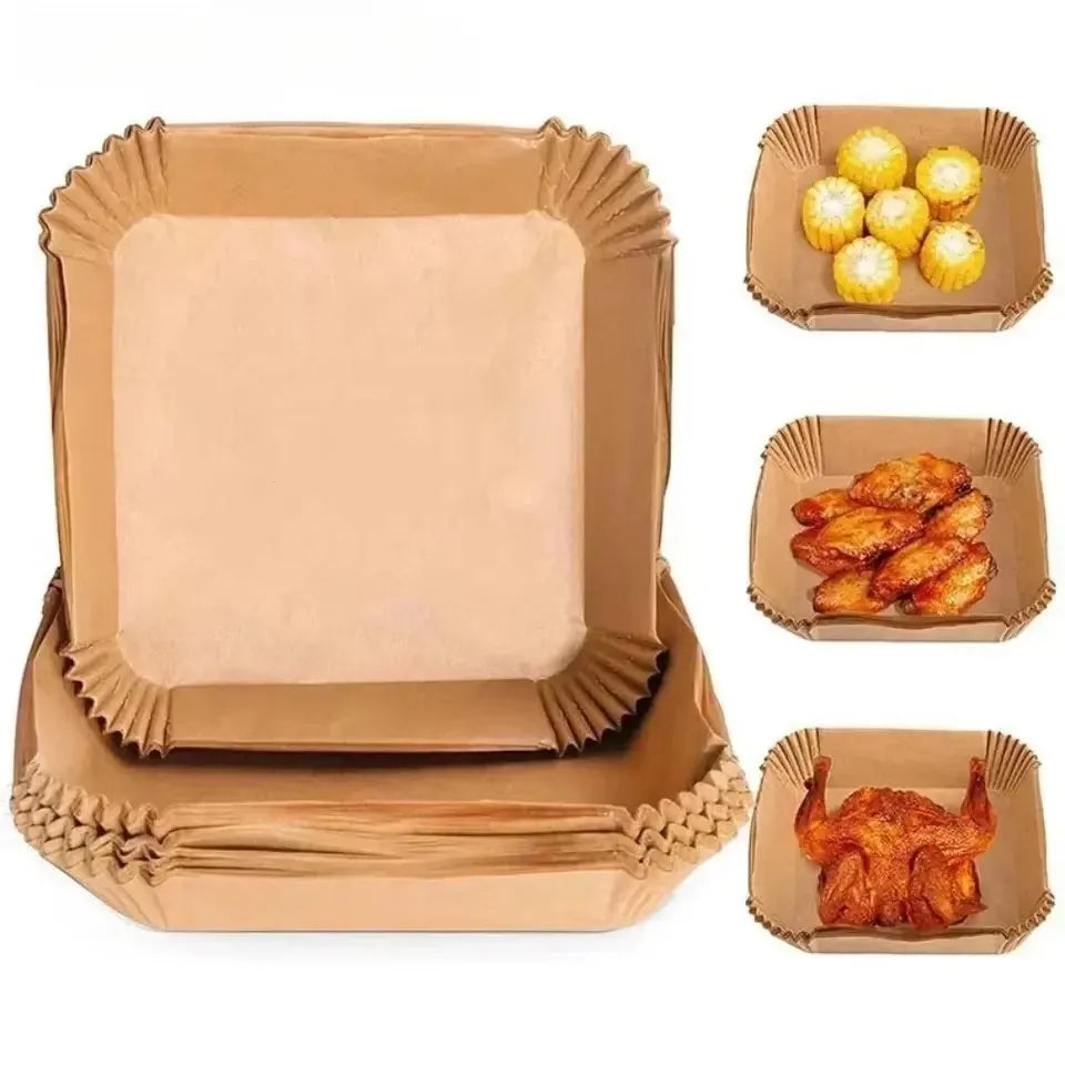 50pcs/set Air Fryer Disposable Paper